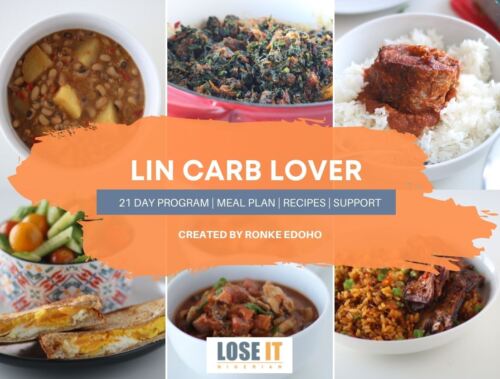 NIgerian Carb Lovers Meal Table